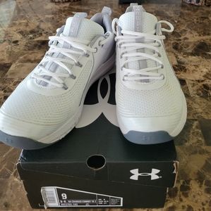 Men Under Armour shoe White Sz 9